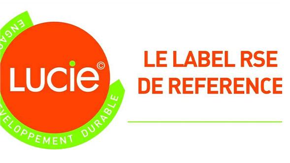 Illustration du Logo de l'Agence Lucie, le logo de référence en matière de RSE.